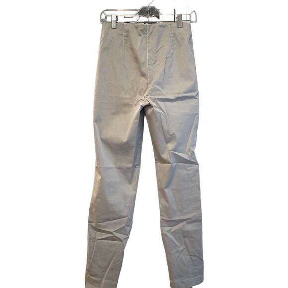 OSKA Germany Womens Pull on Pant Size 1 Gray High Rise Elastic Waist Skinny Leg - Picture 2 of 9